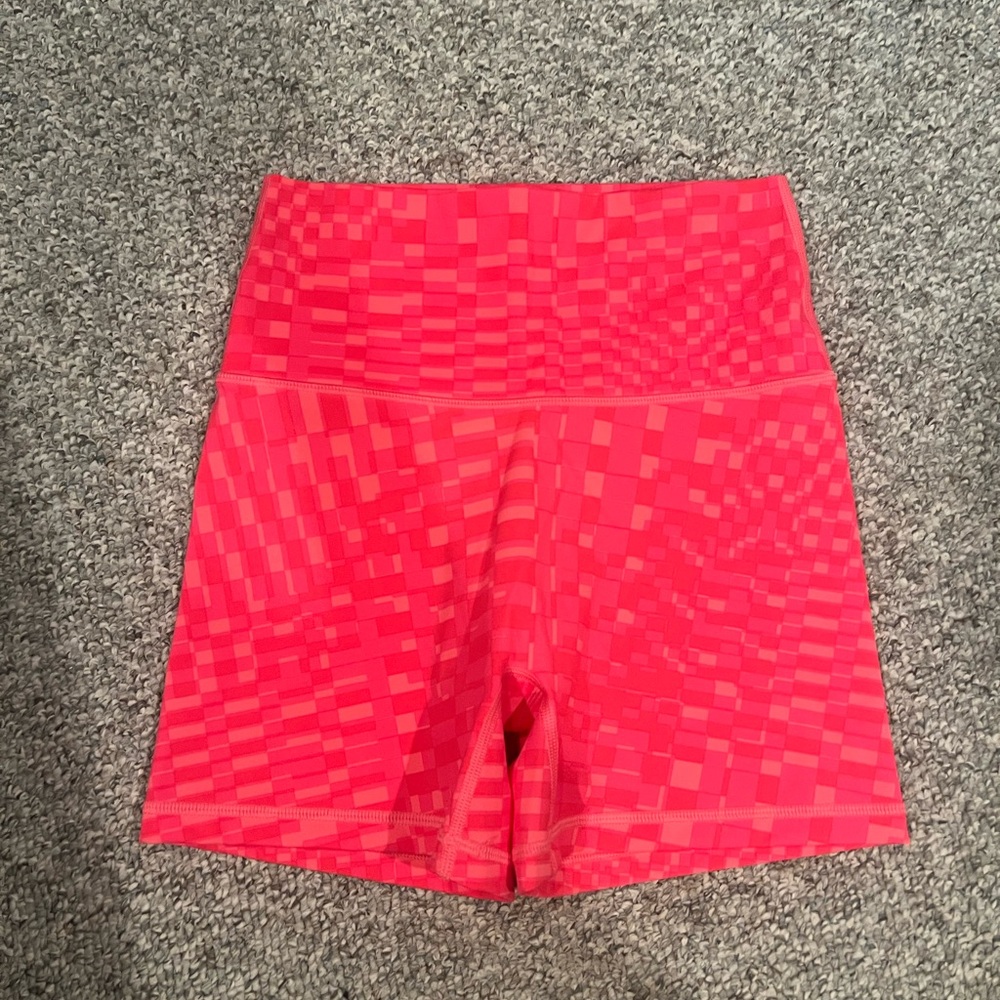 Aerie 4” biker shorts (small) pink